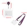 Fashion Adjustable Office School ID Business Case Name Badge Holder Retractable Card Holder Bank Credit Card