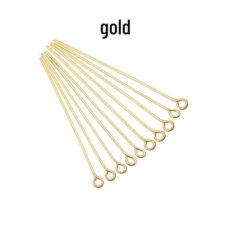 Handmade Nine-Character Beading Needles for Jewelry Crafting - Ideal for Necklaces, Bracelets, Earrings