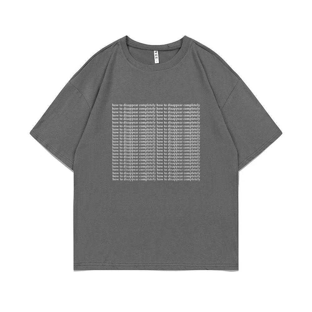 Britská rocková kapela Radiohead Jak zcela zmizet Písmenové logo Potisk Tričko Pánské Dámské Módní Oversized Trička s krátkým rukávem