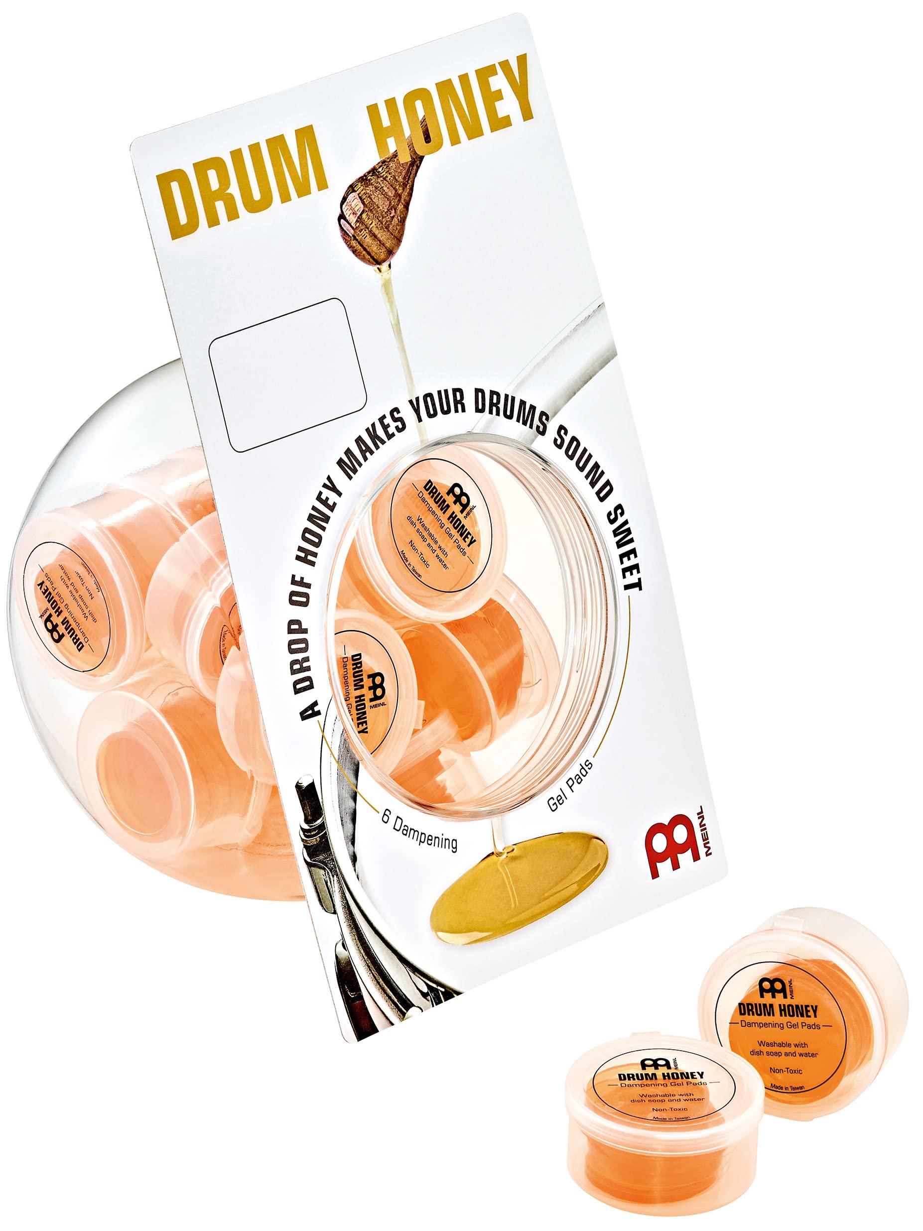 

MEINL Cymbals Harmonic Control Gel Pads, 6-Pack x 16 Packs, Drum Honey VE16-MDH [Official Japanese Product]