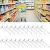30pcs Supermarket Hook Iron Grid Shelf Hook Jewelry Display Shelf Hook 3.5mm Thickness20cm / 7.9in