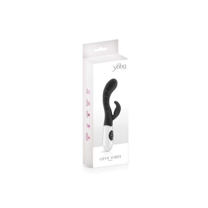 Leola Rabbit Noir Puissant Point G Noir