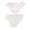 10 Pcs/Set Travel Portable Disposable Non Woven Paper Briefs Panties Underwear White Regular Emergency Underpants For Women Men