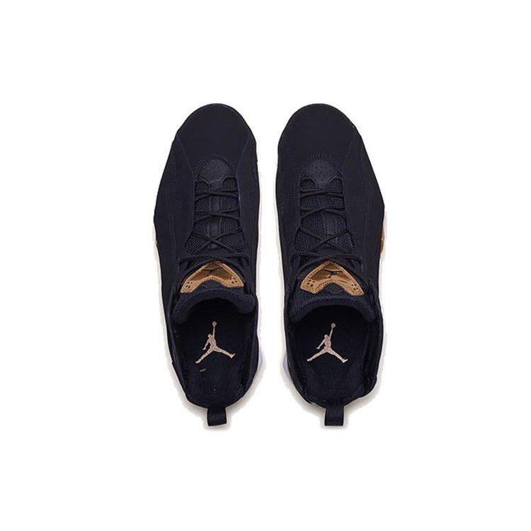 Jordan True Flight Black Metallic Gold 342964-070