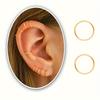 3-Piece Women's Nose Ring Set, 8mm Hypoallergenic Nose Ring, Women's Earrings