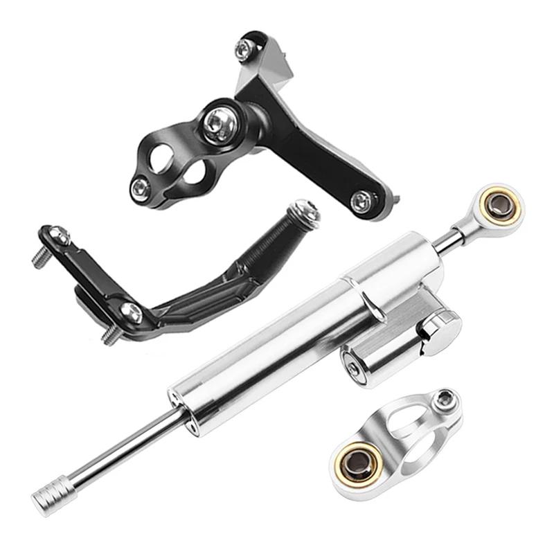 For KAWASAKI Ninja ZX6R ZX-6R 2024 CNC Motorcycle Stabilizer Steering Damper Mounting Bracket Support Kit