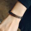 Bracciale in Metallo Fatto a Mano in Rame Puro Rustico Vintage Punk Unisex Bracciale a Manetta Intagliato Fatto a Mano Gioielli Fatti a Mano Uomo Donna Regalo