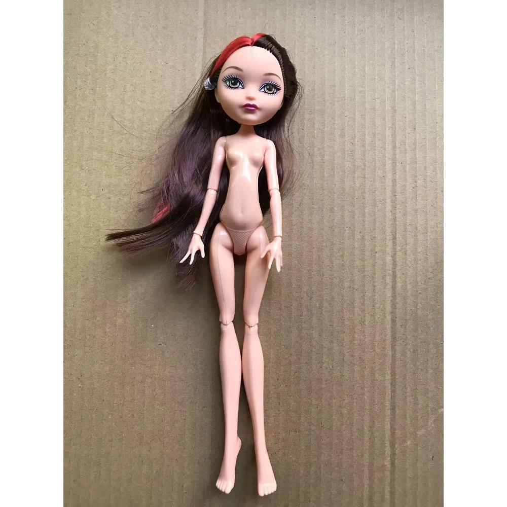 Slim Doll Body Heads Colorful Hair Doll Head Green White Black Brown Pink Beige Color Doll Body Multi Joints Movable Doll Figure
