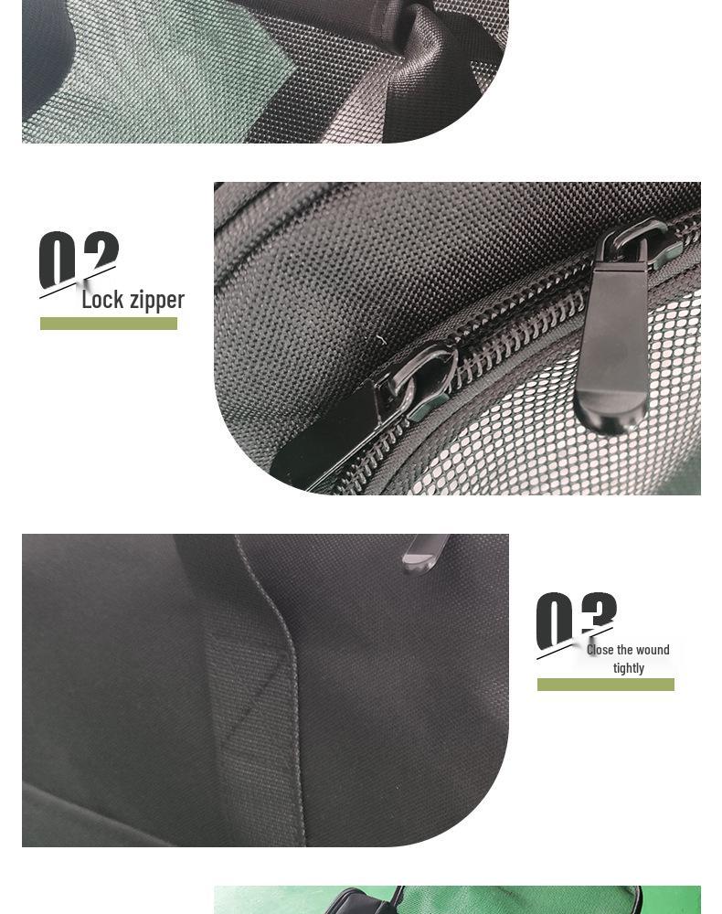 Foldable Large Capacity Pet Travel Crossbody Bag for Cats and Dogs