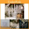 12pcs Transparent Acrylic Icicle Ornaments Stunning Christmas Tree Decorations