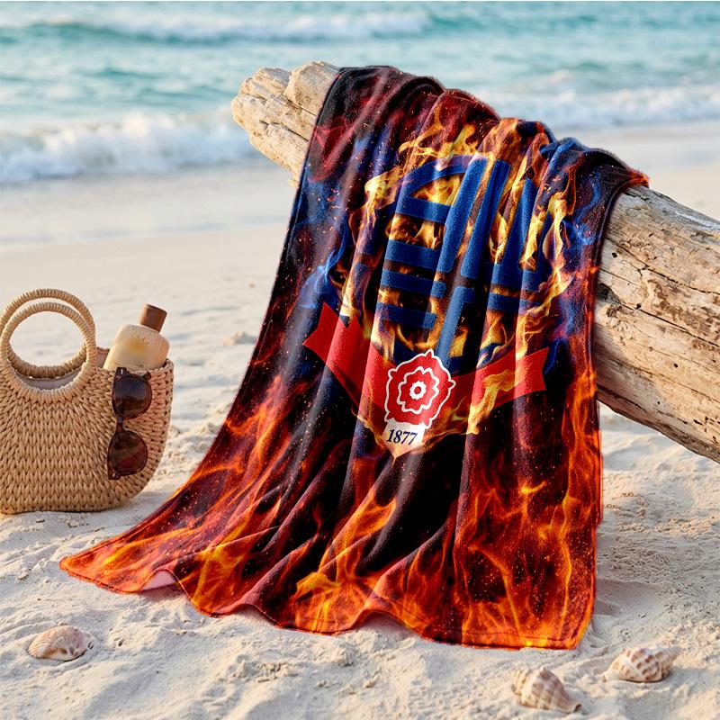 Asciugamano da Spiaggia in Microfibra Bolton Wanderers FC Asciugatura Rapida Assorbente Grande Asciugamano per Spiaggia Nuoto Viaggio