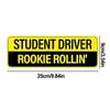 Aimant pour Voiture Conducteur Débutant Autocollant Nouveau Conducteur Haute Visibilité Autocollant de Pare-chocs pour Conducteur Novice Panneaux d'Avertissement pour la Sécurité de la Conduite des Adolescents