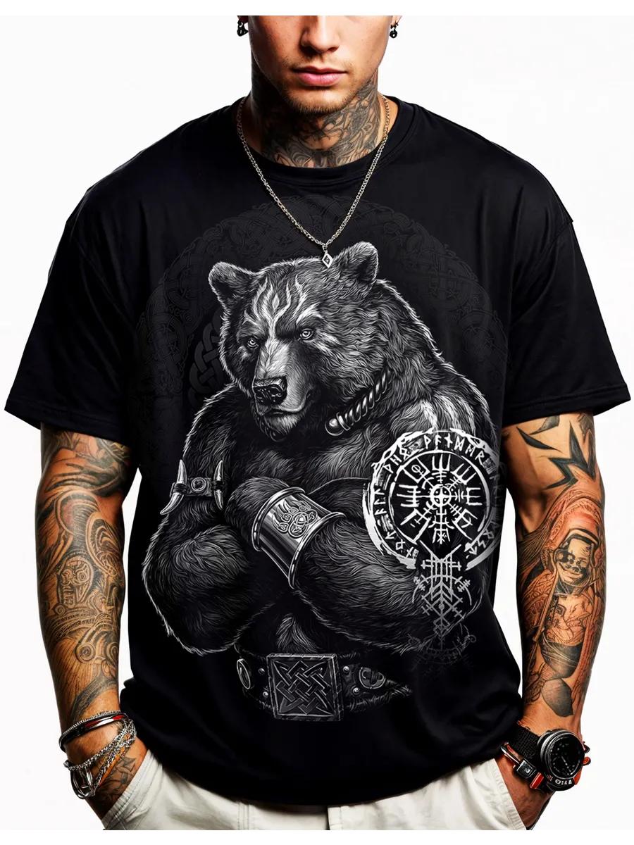 T-shirt with cat woman print 3XL