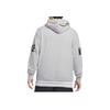 Nike Large Logo Printing Loose Hoodie Gray DD6169-050