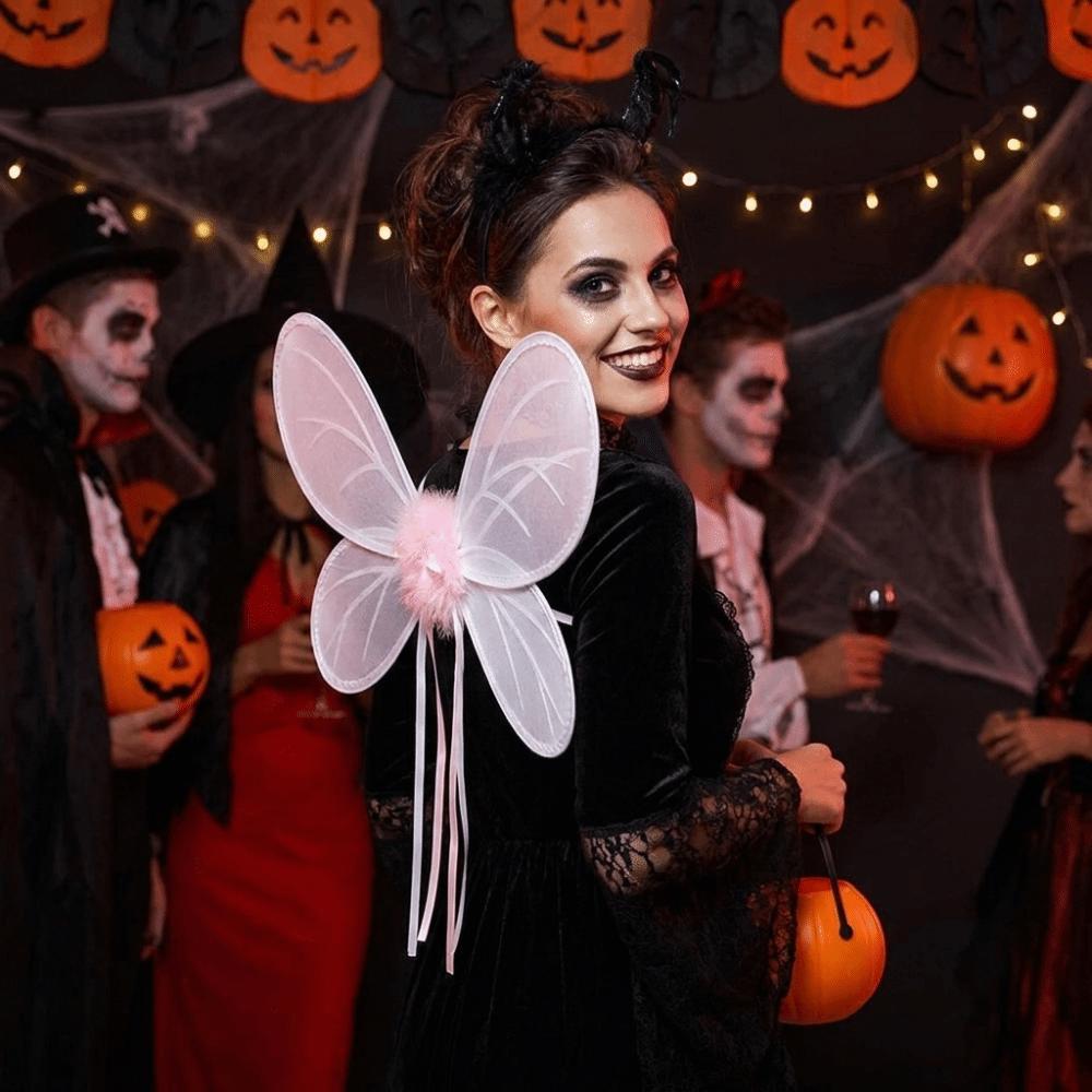 Durable Fantasy Fairy Butterfly Wings Funny Lightweight Dragonfly Elf Wings Handmade Back Decoration Elf Wings Costume Children