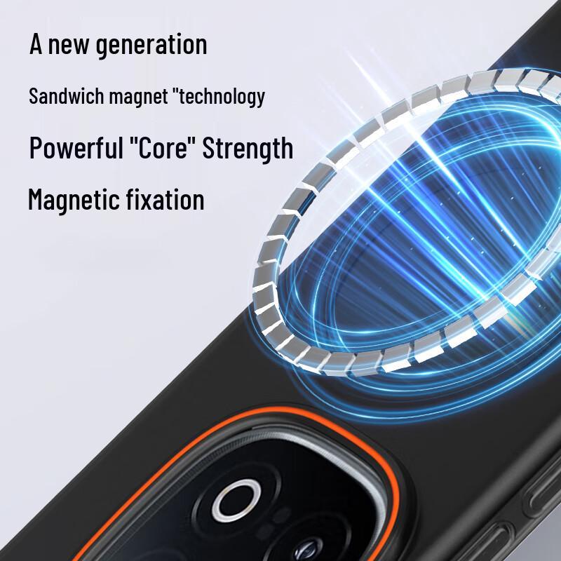 Magnetic Frosted Slim Hard Case for Vivo Phones