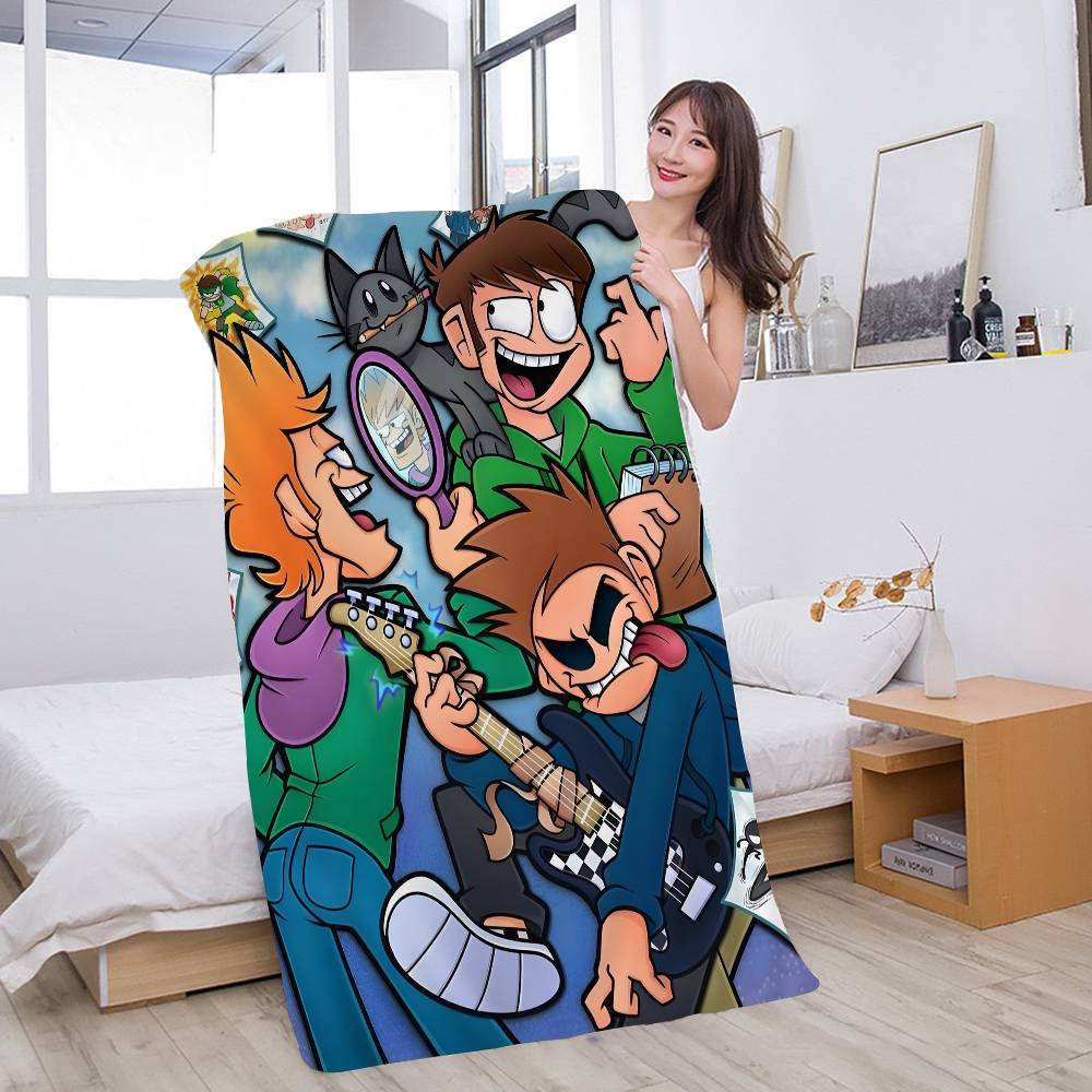 Animated Eddsworld Movie Microfiber Beach Towel Absorbent Quick Dry Soft Yoga Swimming Resort Mountain Climbing Towel