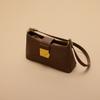 American retro soft leather underarm bag for women, 2024 spring/summer new commuter baguette bag, fashionable shoulder and crossbody bag