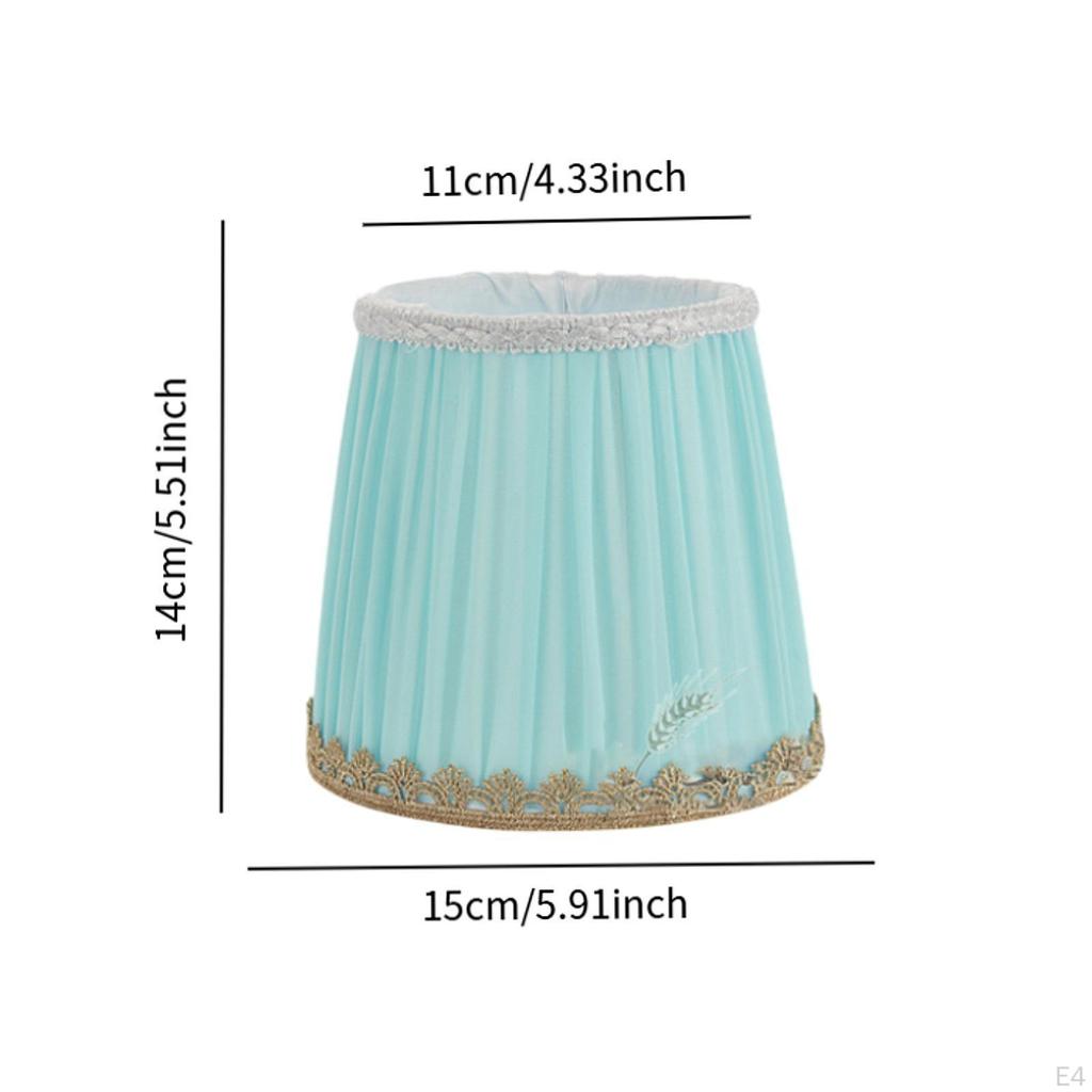 Chandelier Fabric Lampshade Wall Lamp Cover E14 Easy Install Pendant Light for Home Bedroom Bar