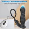 Anal Plug Stimulator Vibrator Telescopic Thrusting Penis Ring Delay Ejaculation Prostate Massager Male Adult Couple Sex Toy Vibrating Butt Plug Dildo