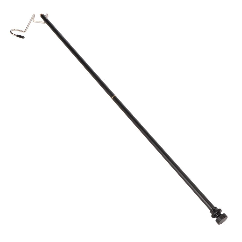 Aluminum Alloy Camping Lantern Stand Black Folding Lantern Stand Durable Light Stand Tables
