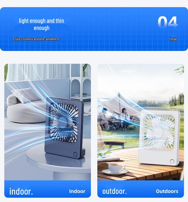 Ultra-Thin High-Power USB Desktop Silent Fan