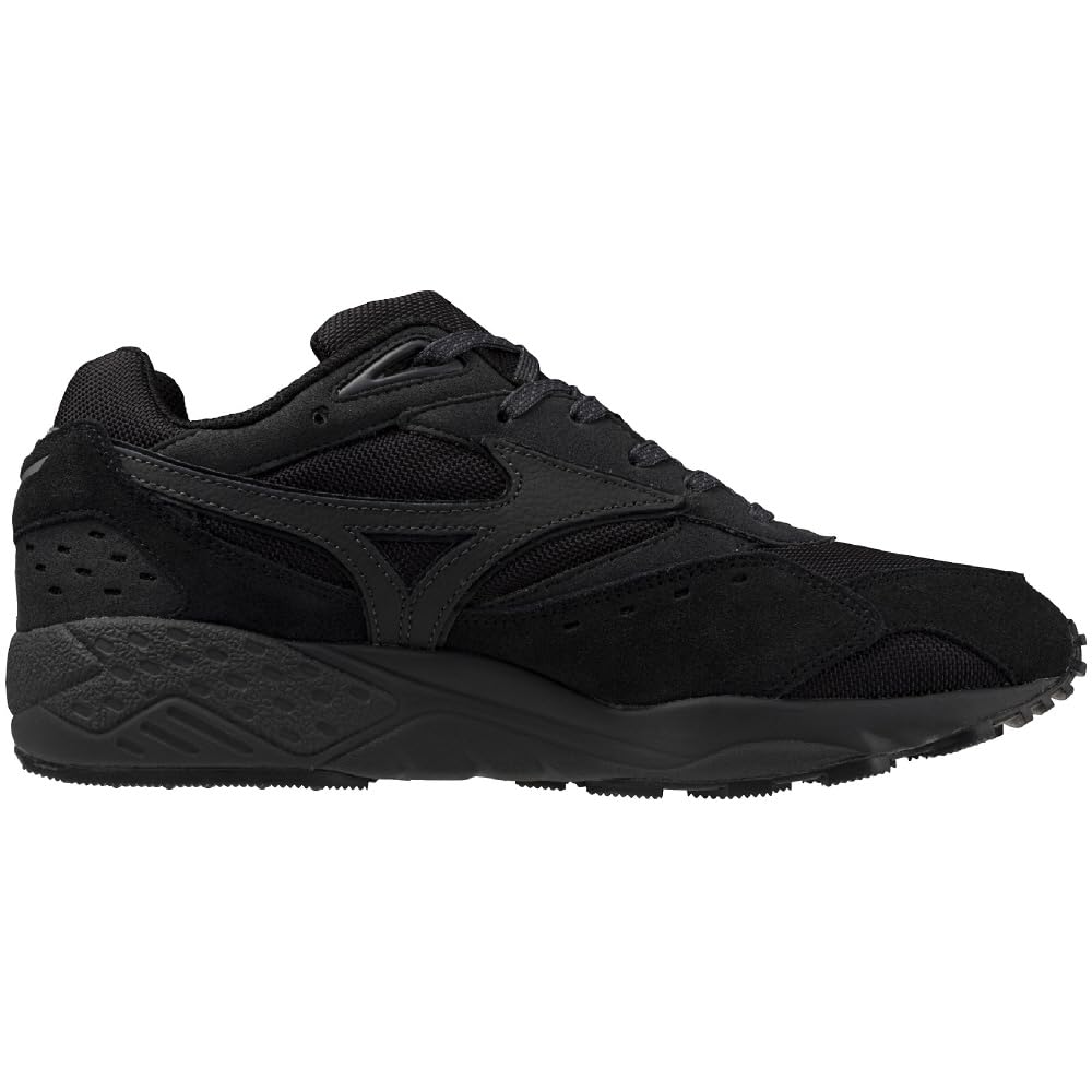 Mizuno Contender CORDURA CONTENDER Sneakers, Perfect for Commuting, School, and Lifestyle, Stylish, Black and Dark Gray, Size 24.0 Cm, 2E