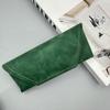 Retro Cowhide Leather Glasses Case - Handmade Myopia & Sunglasses Holder, High-End Baozi Design