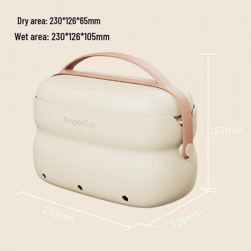 Waterproof Silicone Travel Toiletry and Makeup Bag for Men