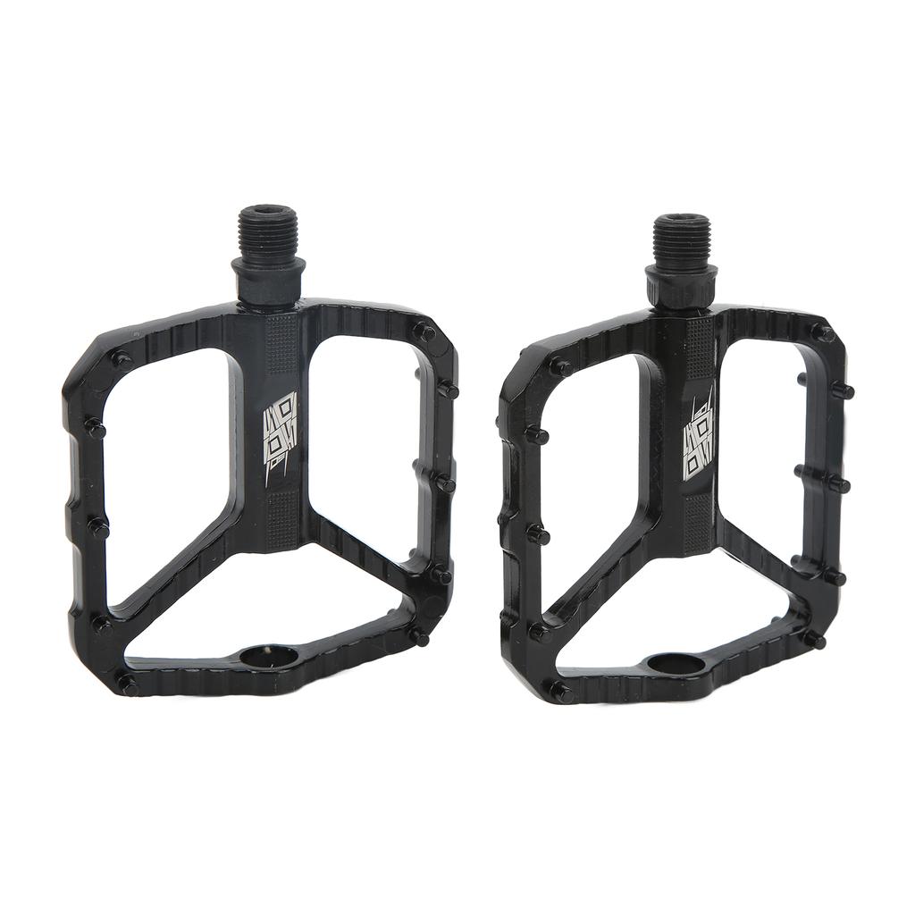 ENLEE 2pcs Bicycle Pedal Anti Slip Aluminum Alloy DU Bearing Cycling Pedals for Mountain Bike