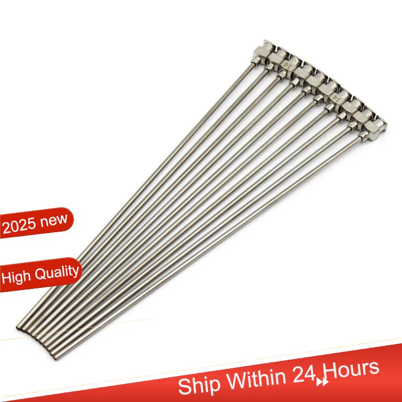 HOT 10 Pieces Dispensing Needle 6 Inch Stainless Steel Blunt Tip Luer Connector Stainless Steel Blunt Needles~Jul.