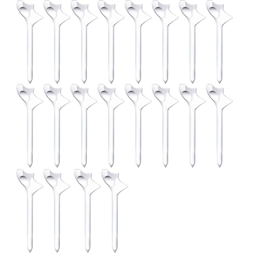 

20pcs Plastic Golf Ball Holder Inclined Plug-in Diagonal Golf Ball Stand Golf Course