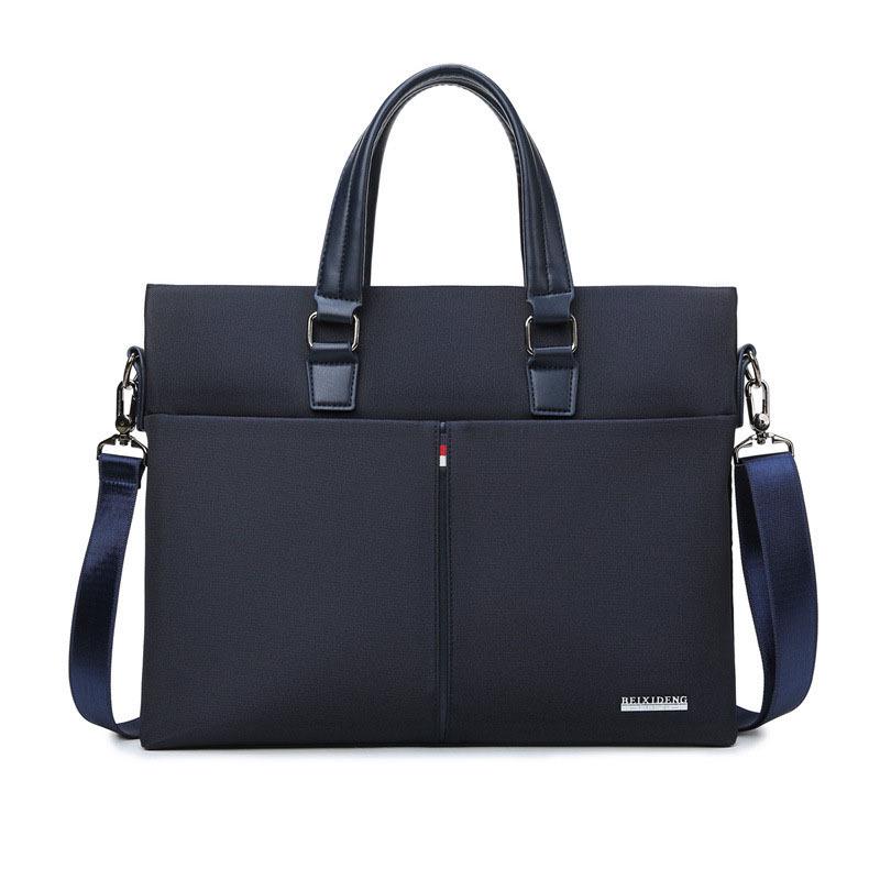 Men's Oxford Cloth Briefcase Crossbody Shoulder Bag Gift and Document Holder