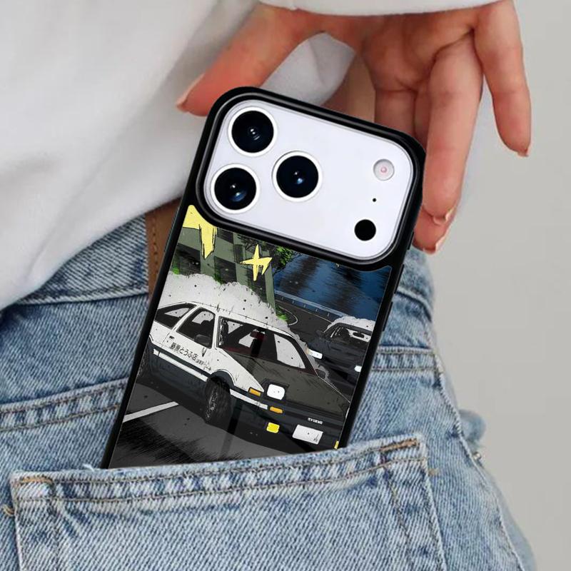 

Япония Аниме I-nitial D Чехол для телефона автомобиля для iPhone 16e 15 14 13 12 17 Pro Max Plus Air 17pro Чехол Coque iPhone 12 Pro
