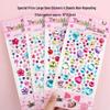 Children's 3D Cartoon Princess Crystal Gem Stickers