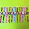 Hello Kitty Otočný flip kryt Lehký hudební hodinky Pro děti Interaktivní Decora