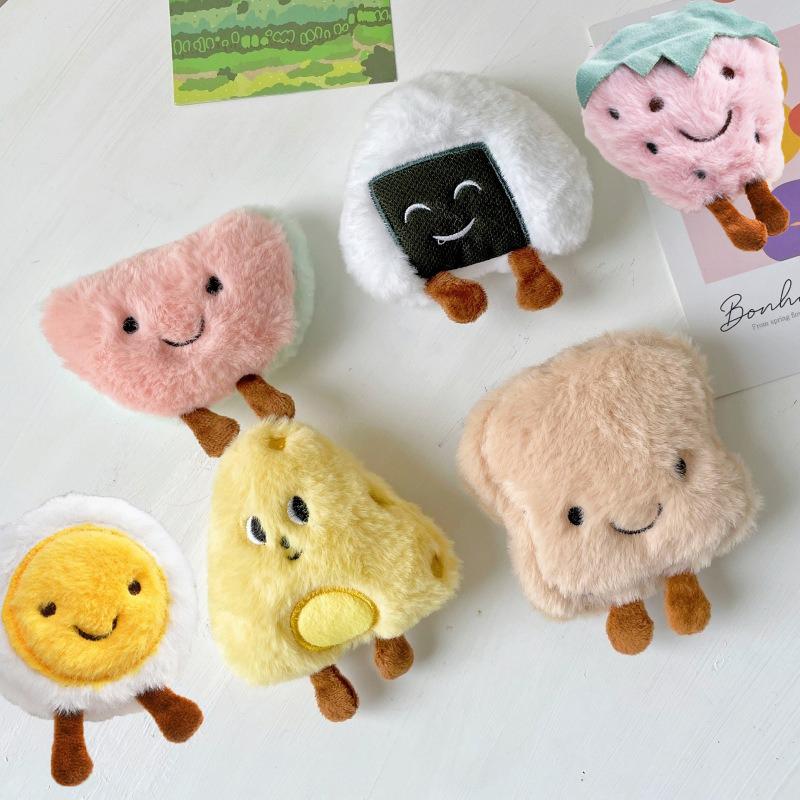 Dog Squeak Toys Cute Egg Fruit Shape Toy for Puppy Dog Funny Sound Production Pet Toys Plush Toys