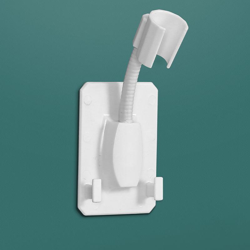 

1Pcs Shower Head Holder Adjustable Self Adhesive Showerhead Bracket Wall Mount Stand SPA Bathroom Universal Free 360°Rotation белый