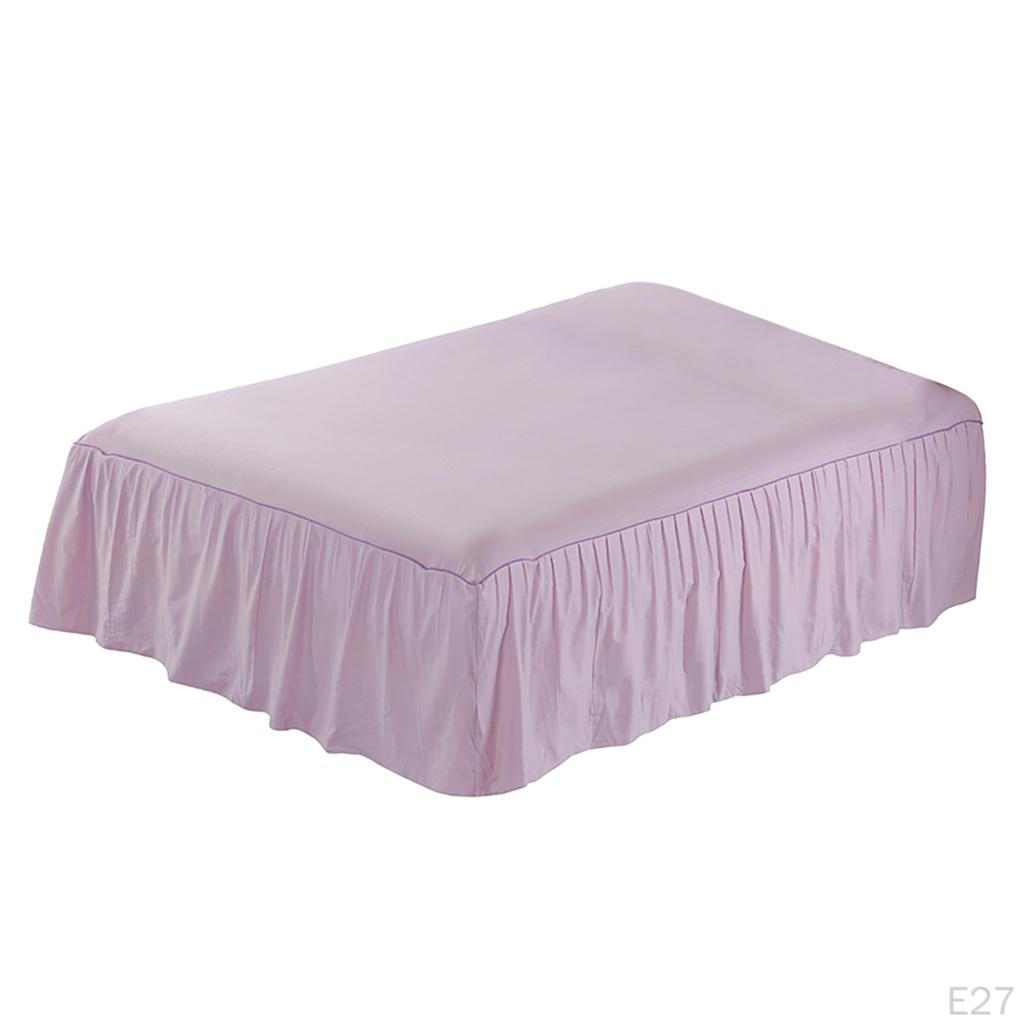 6inch Lace Ruffle Bed Skirt with Platform