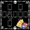 Tarot Tischdecke Altartuch Karten zum Kartenlegen Astrologie Tischdecke Divinations Kartentuch Wandteppich Wanddekoration