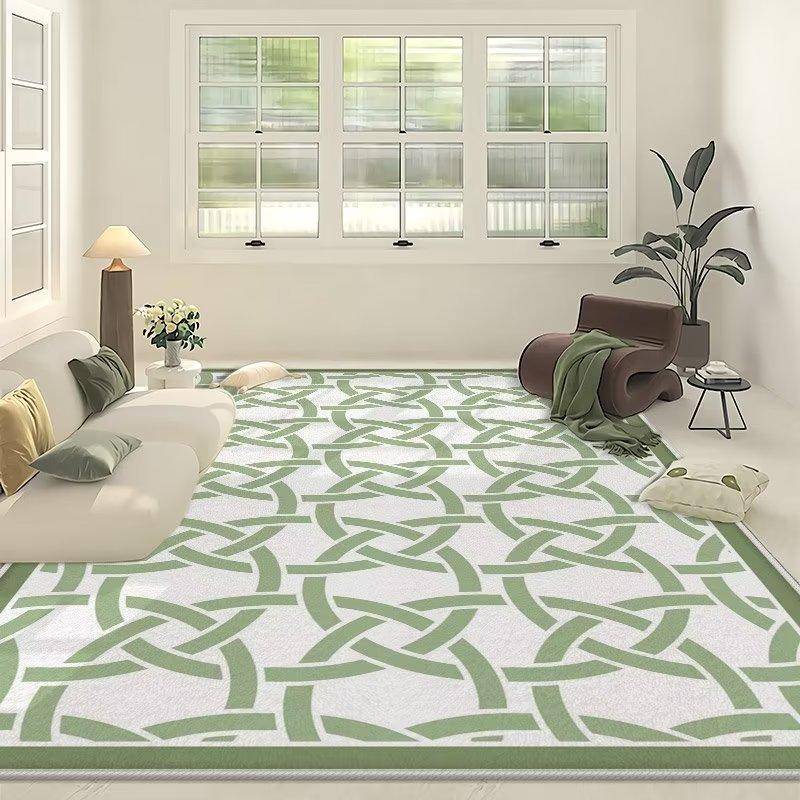 Simple Living Room Carpet Coffee Table Modern Large Area Household Use Anti Slip Room Bedroom Bedside Mat
