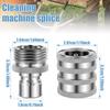 8/4PCS 3/4in Garden Hose Quick Connect Water Hose Fitting Stainless Steel Female and Male Connector Pressure Washer Pump Adapter