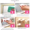 Makeup Vanity Mirror LED Light with Adhesive, No-Punch Installation, and Replaceable Bulb for Bathroom.