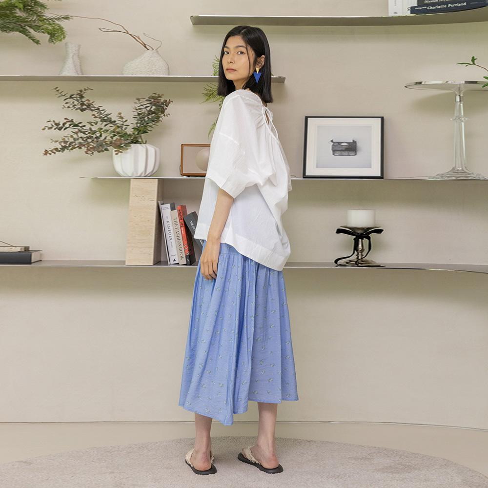 Laengsseon Ls_Summer Loose Blouse_White
