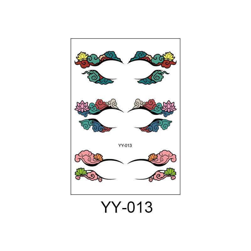 New Trendy Disposable Eyelash & Eyeshadow Tattoo Stickers