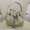 2026 Womens Crystal-Embellished Crossbody Bag Fringe Detail Small Square Shoulder No Top Handle