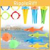 Colorful Underwater Toy Set For Kids Diving Toy With Seaweed, Octopus, Fish, And Shark Pool Fun Characters)
