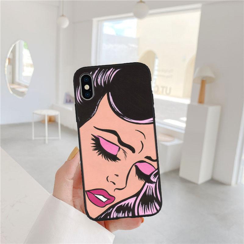 PP21 Crying Comic Girl Sad Soft Shell Phone Case for Xiaomi Poco C40 C50 C51 C55 C65 C71 C75 F3 F5 F6 F7 M2 M3 Pro Ultra