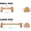 Russian-Style Solid Wood I-Beam Push-Up Bar and Back Extension Stand for Single/Double Handstands