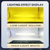 6 LED Grill Lights Projector Fog Light Hi-Lo Beam White Yellow Front Grill Trim Lamps for Car Truck Offroad UTV ATV Motorcycle